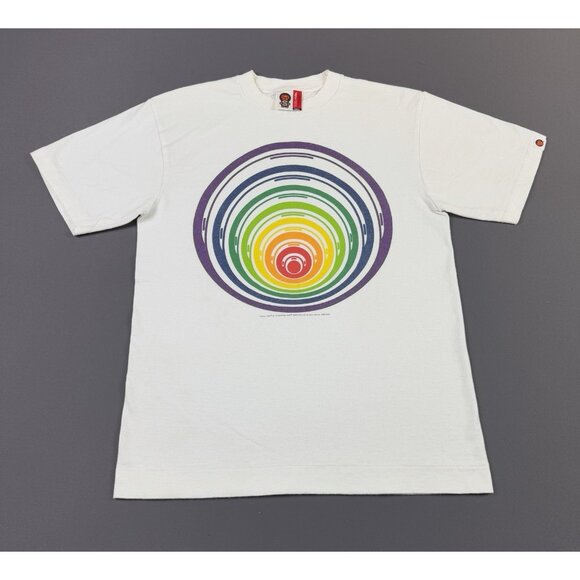 Vintage Y2K Baby Milo A Bathing Ape Bape White Shirt Streetwear Hype 2005 Small - Picture 1 of 11